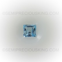 Natural Topaz Square Step Cut 2x2mm Swiss Blue Color VVS Clarity Loose Gemstone - £1.66 GBP