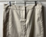 Izod Golf Skort Size 8 Shorts Under Skirt Activewear Pockets Khakhi Zip - $14.98