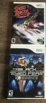 Wii games Black Eyed Peas Speed Racer works tested - £7.59 GBP
