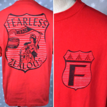 FAZE Fearless And Zealous Everyday T-Shirt XL Mens Red Shield USA SF Made Urban - £19.20 GBP