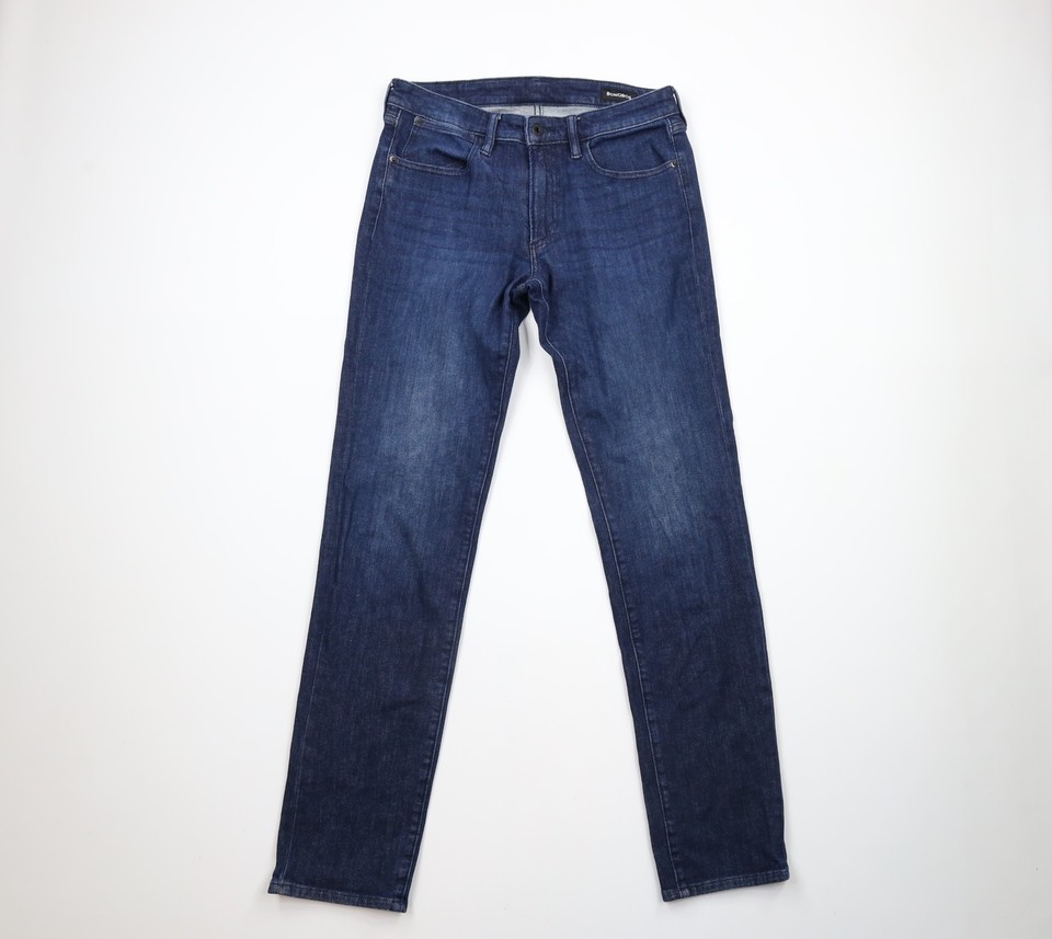 Bonobos Mens Size 31x34 Slim Fit Stretch Skinny Leg Denim Jeans Pants Blue - $42.04