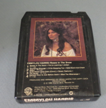 Emmylou Harris Roses in the Snow 8 Track Cassette Tape 1980 9 Songs - £7.41 GBP