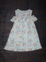 NEW NEW Boutique Unicorn Rainbow Girls Sleeveless Dress Size 5-6 - £10.35 GBP