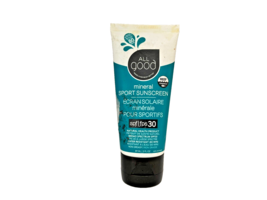 All Good Mineral Sport Sunscreen SPF 30, Zinc Oxide Sweat &amp; Water Resistant - £9.67 GBP