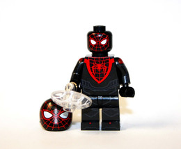 Toys Miles Morales Spider-Man classic PS4 Minifigure Custom Toys - £5.19 GBP