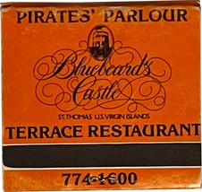 Pirates&#39; Parlour, Bluebeard&#39;s Castle, Terrace Rest Virgin I., Match book... - £7.80 GBP
