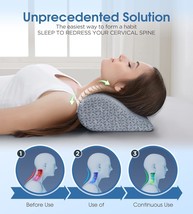Cervical Neck Pillows for Pain Relief Sleeping High Density Memory Foam Pillow N - £44.99 GBP
