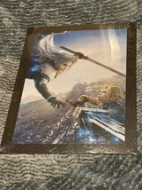 Displate 26.6 X 18.9 Metal Final Fantasy Poster With Wood Grain edge  - £70.82 GBP