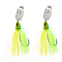 Reaction Tackle Bladed Swim Jigs 3/8 Chartreuse Tiger - £8.92 GBP