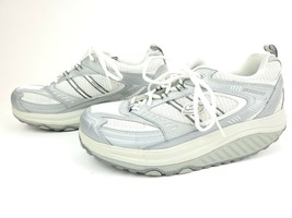 Skechers Shape-ups 11814 Womens Size 9.5 Toning Shoes White Gray - £46.67 GBP