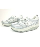 Skechers Shape-ups 11814 Womens Size 9.5 Toning Shoes White Gray - £47.38 GBP