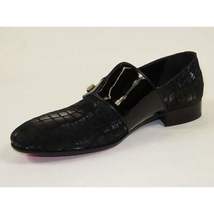 Men's GENIO Patent Suede Leather, Red Sole Shoes Turkey 120371263 Black image 3