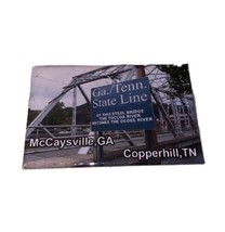 Vtg McCaysville, GA Copperhill, TN Staye Line Souvenir Collectible Fridg... - £4.74 GBP