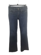 American Eagle Jeans 4 Long Womens Artist Stretch Mid Rise Straight Leg Dark - £15.21 GBP