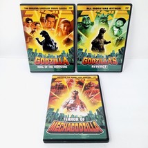 Godzilla DVD Lot of 3: Revenge, Terror of Mechagodzilla &amp; King of The Monsters - £15.68 GBP