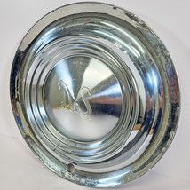 ONE Single 1955 Desoto Firedome 15&quot; Vintage Chrome Hubcap USED - £31.46 GBP