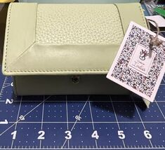 INDIA green Soft Genuine Leather Handcrafted ID Credit Card Wallet Case - $26.97