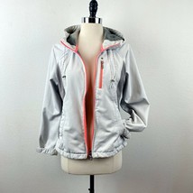 ZERO X POSUR Womens Jacket Small Hooded Gray Fleece Lined Zip Outdoor Sp... - $19.75