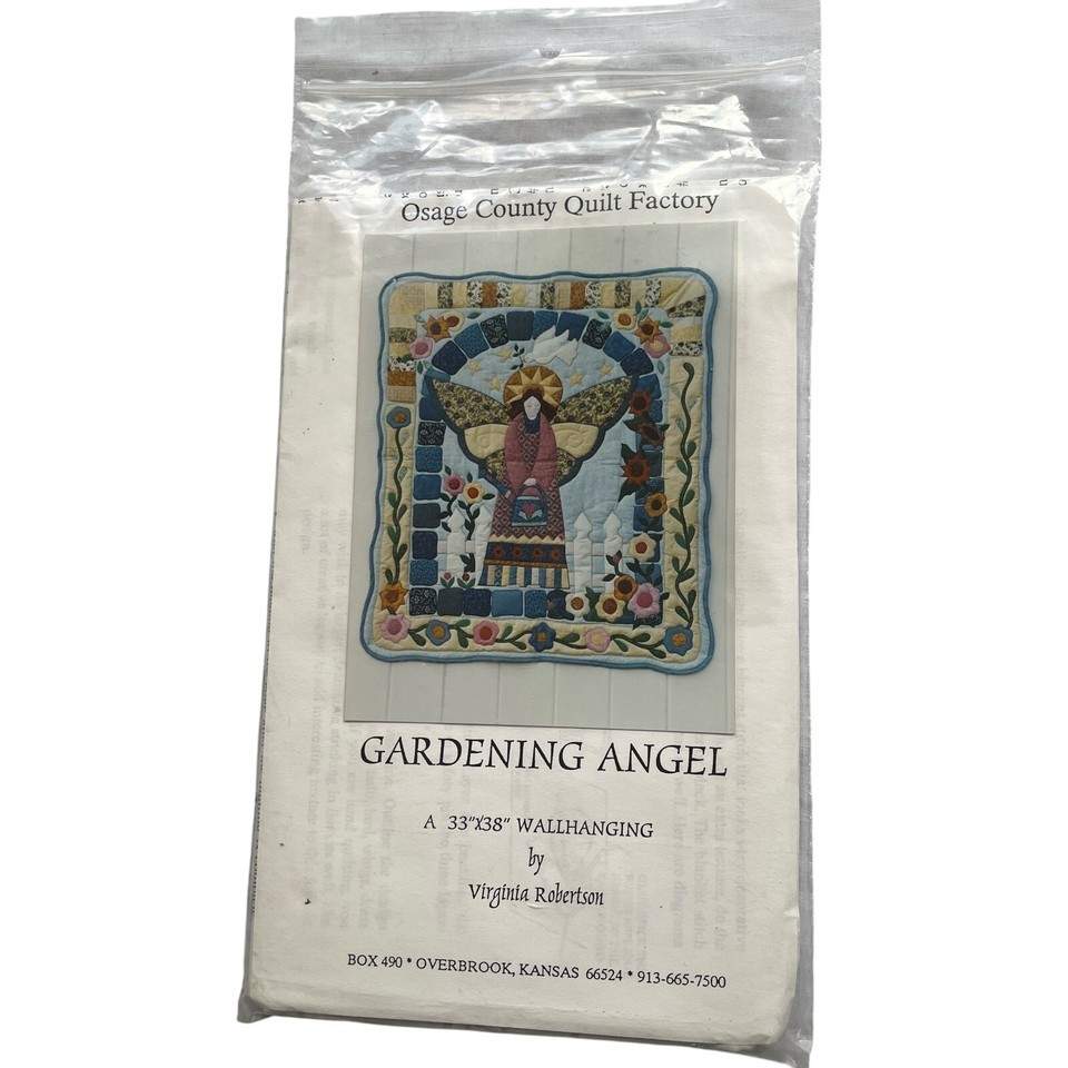 Osage County Quilt Factory PATTERN Garden Angel Wall Hanging  Uncut Item image 8