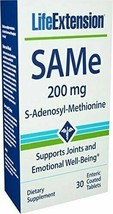 NEW Life Extension Same 200 Mg for Joints and Emotional Well-Being 30 Ta... - $21.18