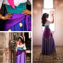 Custom-made Esmeralda Dress, Princess Esmeralda Cosplay Costume - £109.31 GBP