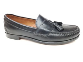 Allen Edmonds SCHREIER  Men&#39;s Tassel Loafers 11 B Black Dress Shoes DISC... - £54.71 GBP