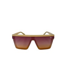 Quay Australia Hindsight Shield Sunglasses 51MM Ivory Purple Orange - $83.16