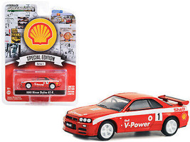 2001 Nissan Skyline GT-R R34 #1 Red w White Stripes Shell Racing Shell Oil Speci - £14.73 GBP