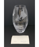 Lenox Crystal Etched Frosted Butterfly Vase - €20,99 EUR
