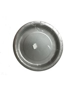UNIQUE PARTY FAVORS PAPER PLATES - 9&quot; AND 16 PIECES PER PACK - SILVER CO... - $9.25 CAD