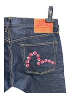 EVISU Heritage Button Fly Selvedge Jeans Size 33 x 36 - $169.24 CAD