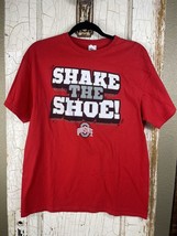 Ohio State University Buckeyes T-Shirt Men Size Large L Shake The Shoe - £6.16 GBP