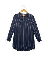Cloth Stone Anthropologie Dress Womens Small Blue Striped Soft Nautical ... - $443.14 MXN