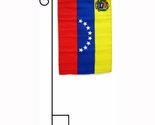 Moon Knives 12&#39;&#39;x18&#39;&#39; Venezuela 8 Star Sleeved w/Garden Stand Flag - Par... - $18.88