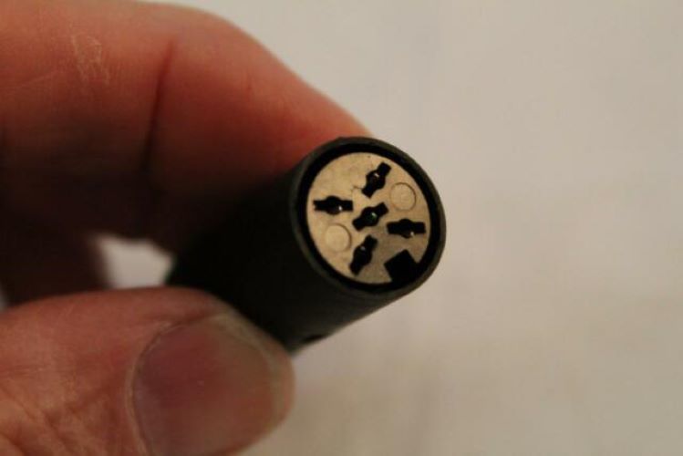 3 pack 33-965 GC 5 conductor din plug black 360º 5-pin Europe 33-965BU 3... - $7.37