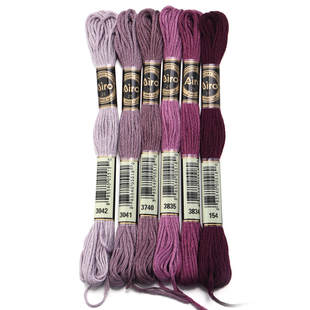 6pcs/lotPolyester Cross Stitch Thread Embroidery Accessories -purple ser... - €2,93 EUR