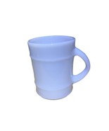 Vintage Anchor Hocking Fire King White Milk Glass Coffee Mug Cup 10 oz - £12.35 GBP