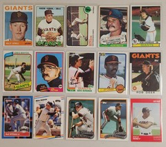 San Francisco Giants Lot of 15 MLB Baseball 1960&#39;s,70&#39;s,80&#39;s Matt Williams - £11.47 GBP