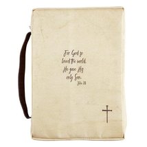 Creative Brands Faithworks-Poly Canvas Bible Cover with Carry Handle Spiritual H - £24.85 GBP