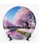 Decorative Collector Plate – Cherry Blossoms - 10&#39;&#39; - £15.61 GBP