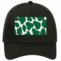 Green White Giraffe Novelty Black Mesh License Plate Hat - £23.31 GBP