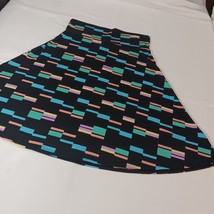 LuLaRoe Elastic Waist Women's Multicolor Skirt Foldable Waist Stretch Size XL image 9