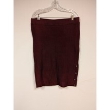 No Boundaries Skirt Maroon Size XL 15-17 Knit Stretch Sweater - £11.96 GBP