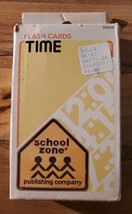 Vintage Time Flash Cards School Zone Usa Telling Time - £9.51 GBP
