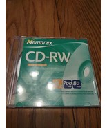 CD-RW Memorex - $12.12 CAD