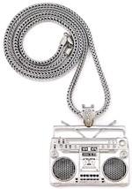 Boom Box Necklace New Pendant with necklace Blaster Cassette - £14.78 GBP+