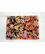 14&quot; Malaysia Batik Handkerchief 100% Cotton Prefold Hanky Eclectic Art R... - $13.77 CAD