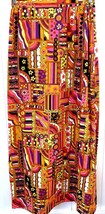 Retro VTG 70s Maxi Skirt Psychedelic Print Mod Women SZ S Peter Max-ish ... - $1,171.21 MXN