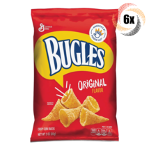 6x Bags Bugles Original Flavor Crispy Naturally Flavored Corn Chips Snacks 3oz - £21.87 GBP