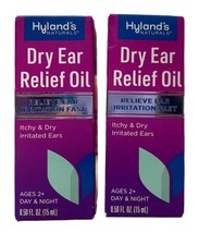 Hyland&#39;s Naturals Dry Ear Relief Oil, 15 ml EXP 10/2024 Pack of 2 - £14.99 GBP